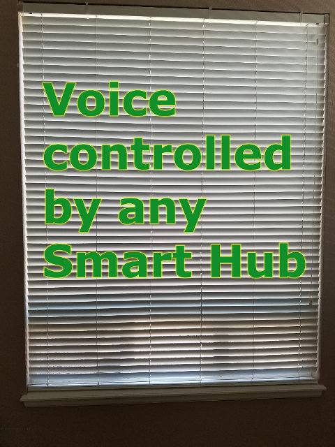 Existing blinds voice automated for any smart home hub